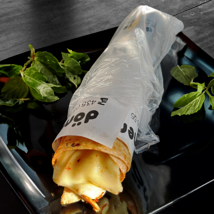 Bi Kaşarlı Tavuk Döner Dürüm